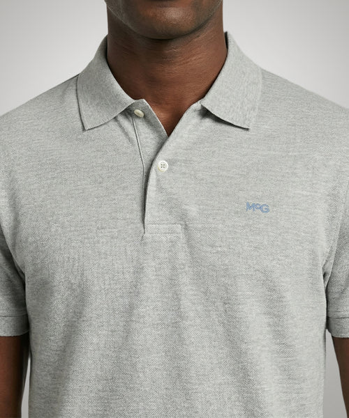 Classic Polo Regular Fit | Medium Grey Melange