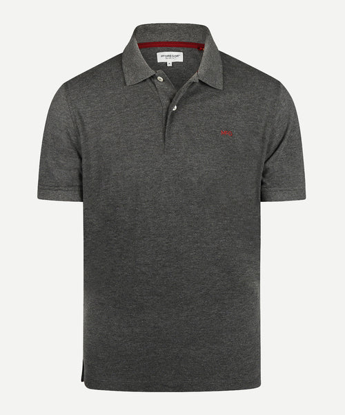 Classic Polo Regular Fit | Dark Gray Melange