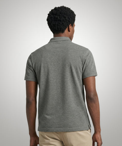 Classic Polo Regular Fit | Dark Grey Melange