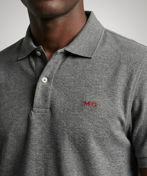Classic Polo Regular Fit | Dark Grey Melange