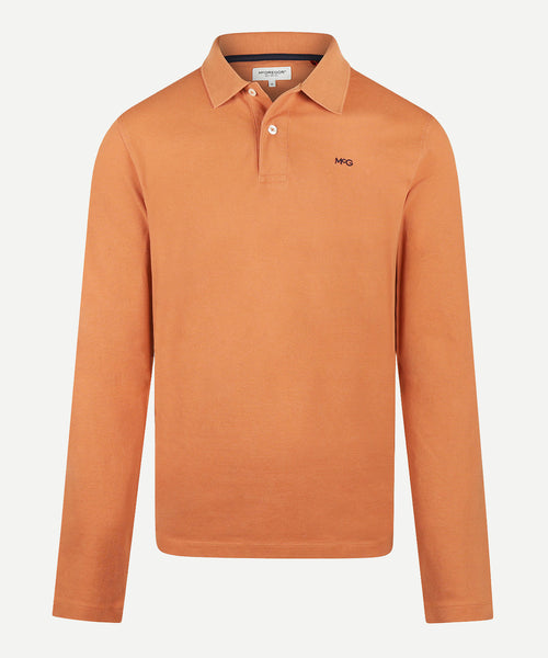 Polo piqué lange mouw | Sundown