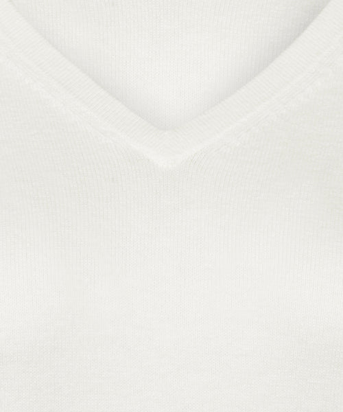 Trui Katoen Cashmere V-Hals | Off White