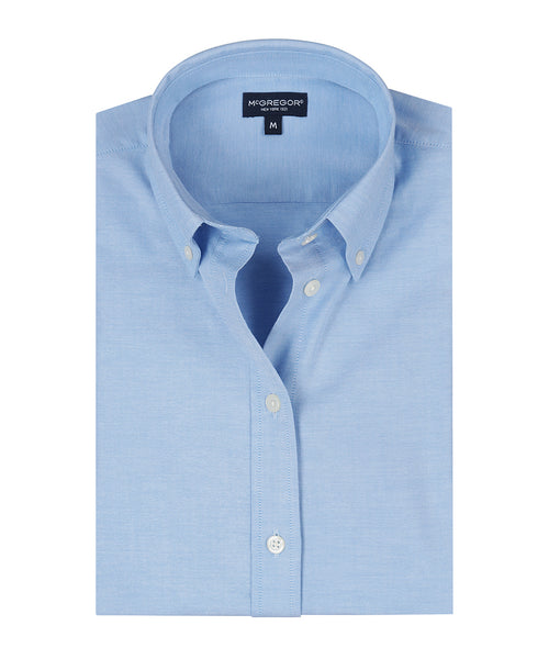 Blouse Oxford Stretch | Light Blue
