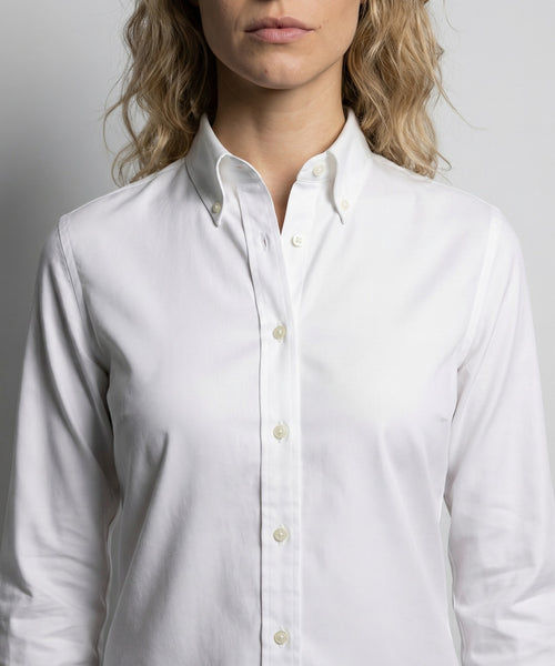 Blouse Oxford Stretch | White