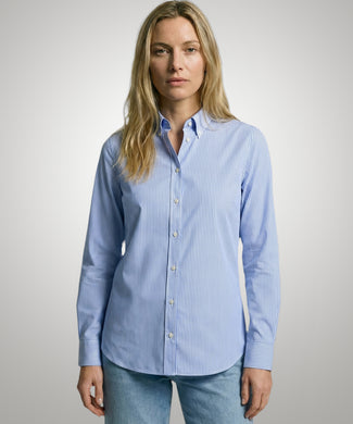 Blouse Poplin Stripe | Light Blue