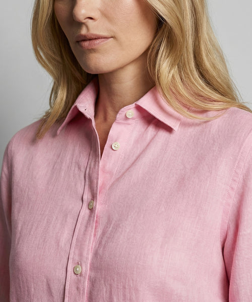 Blouse Katoen Linnen | Light Pink