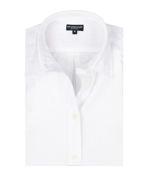 Blouse Katoen Linnen | White