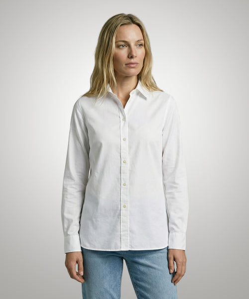 Blouse Katoen Linnen | White