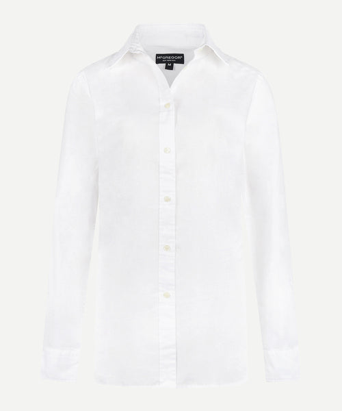 Blouse Katoen Linnen | White