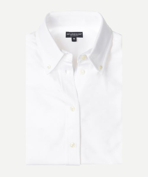 Blouse Stretch Piqué | White