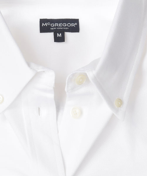 Blouse Stretch Piqué | White