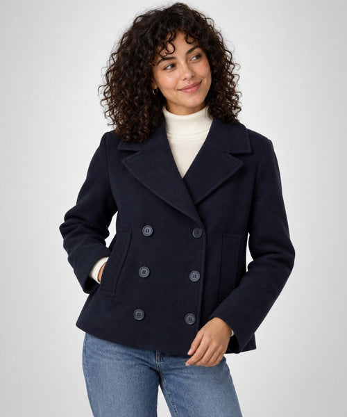 Wool Peacoat | Navy