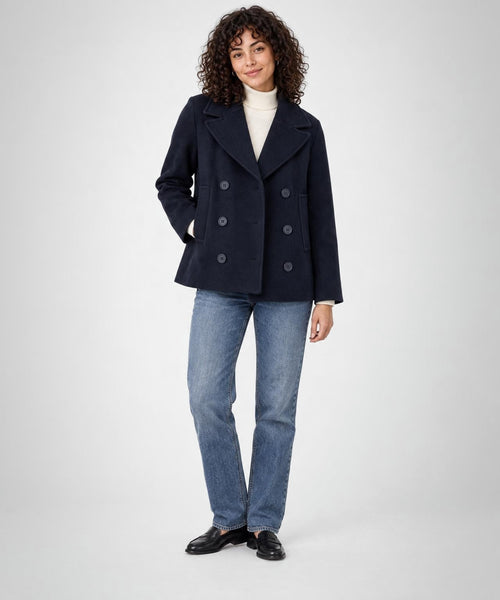 Wool Peacoat | Navy
