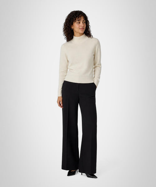 Trui Katoen-Kasjmier Col | Off White