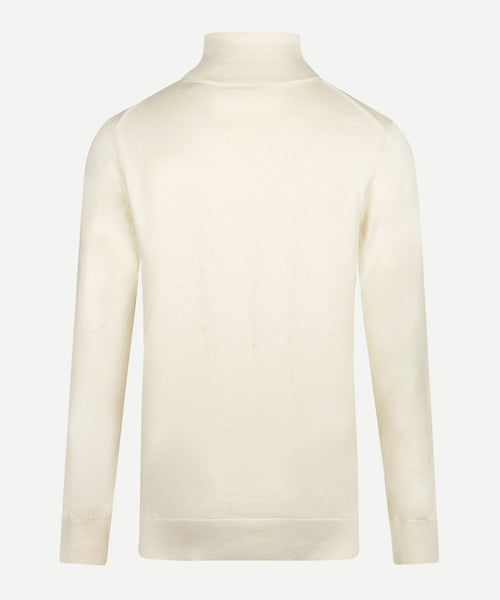 Trui Katoen-Kasjmier Col | Off White