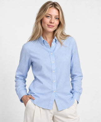 Blouse Stretch Oxford | Light Blue