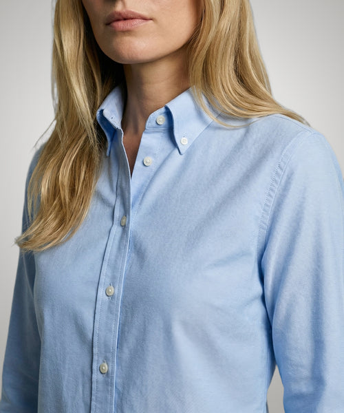 Blouse Stretch Oxford | Light Blue