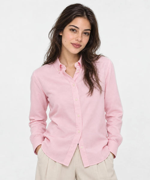 Blouse Stretch Oxford | Light Pink