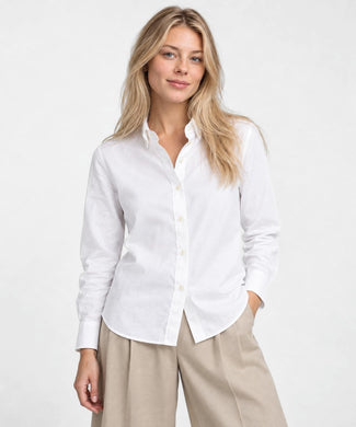 Blouse Stretch Oxford | White