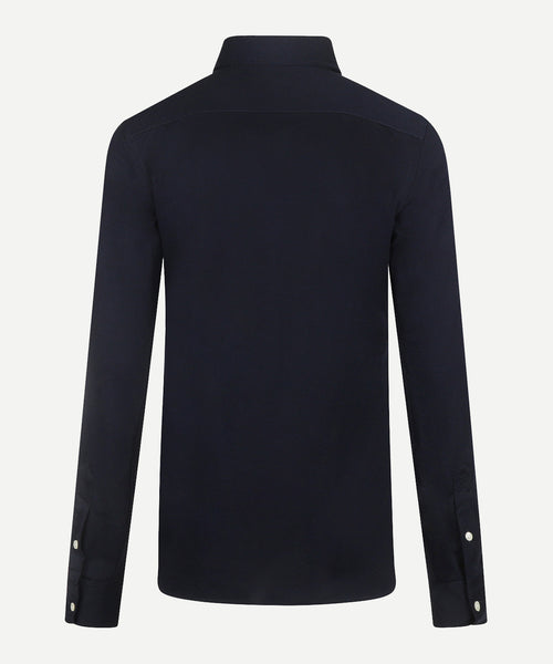 Blouse Stretch Piqué | Navy