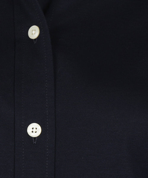 Blouse Stretch Piqué | Navy