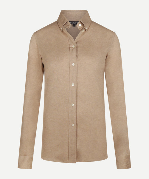 Blouse Stretch Piqué | Sand