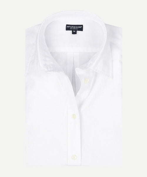 Blouse Stretch Piqué | White