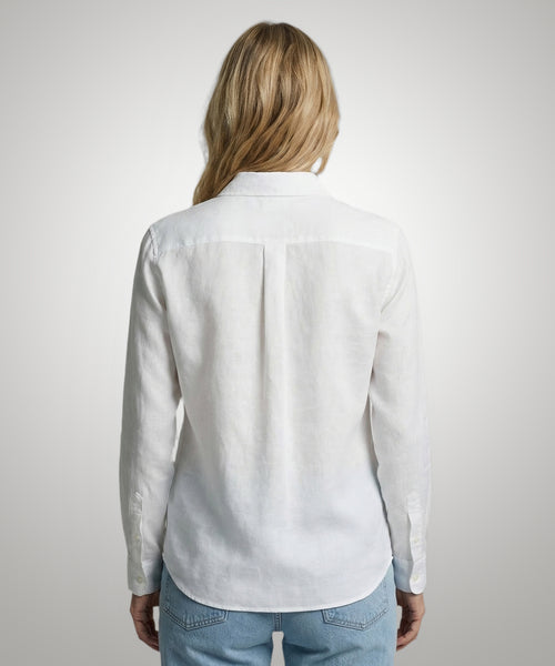 Blouse Stretch Piqué | White