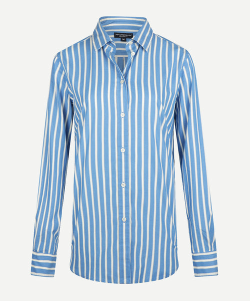 Blouse Poplin Streep | Chambray