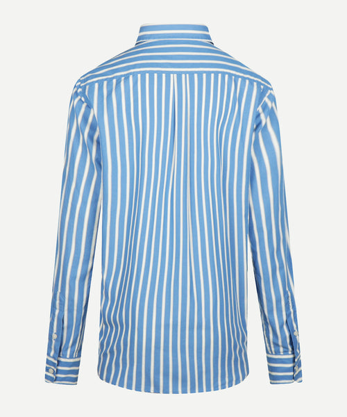 Blouse Poplin Streep | Chambray